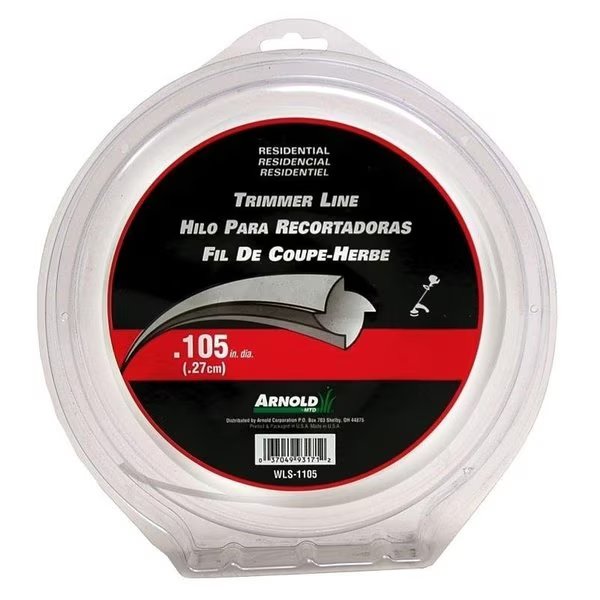 Trimmer Line, 0105 in Dia, 180 ft L, Nylon, Arnold, Mfr#: WLS-1105